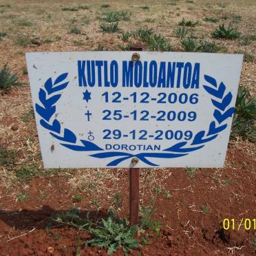 MOLOANTOA Kutlo 2006-2009