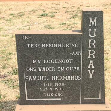 MURRAY Samuel Hermanus 1906-1975