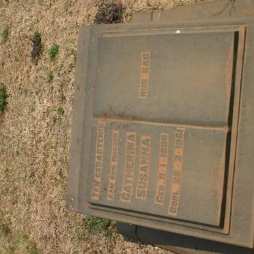 MULLER Catharina Susanna, Marais 1898-1961