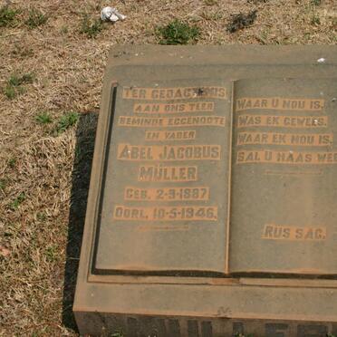 MÜLLER Abel Jacobus 1887-1946