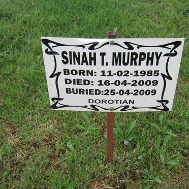 MURPHY Sinah T. 1985-2009