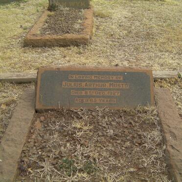 MUSTO Julius Arthur -1927