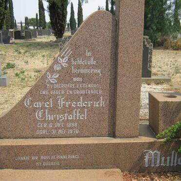 MULLER Carel Frederick Christoffel 1898-1970 &amp; Mitha Margaretha ERASMUS 1912-