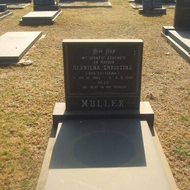 MULLER Hermiena Christina nee LOTTERING 1905-1983