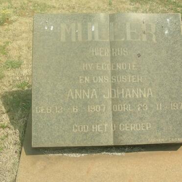 MULLER Anna Johanna 1907-1971