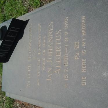 MÜLLER Jan Johannes Albertus 1908-1985