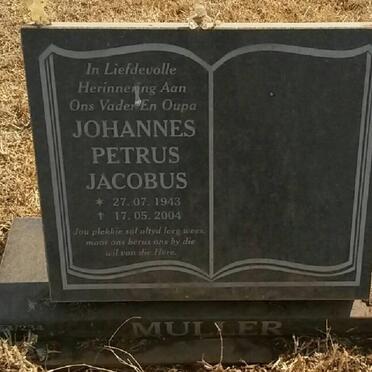 MULLER Johannes Petrus Jacobus 1943-2004
