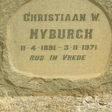 MYBURGH Christiaan W. 1891-1971