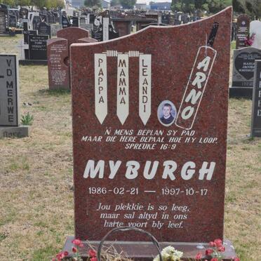 MYBURGH Arno 1986-1997