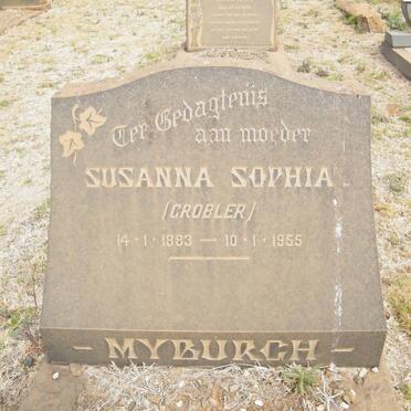 MYBURGH Susanna Sophia nee GROBLER 1883-1955