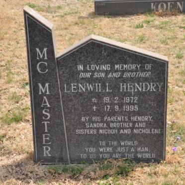 Mc MASTER Lenwill Hendry 1972-1995