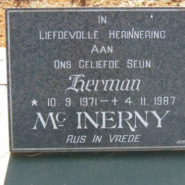 Mc INERNY Herman 1971-1987