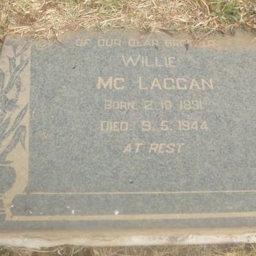 MCLAGGAN Willie 1891-1944