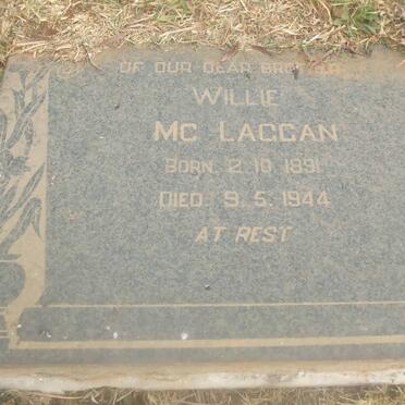 MCLAGGAN Willie 1891-1944