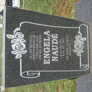 NAUDÉ Engela 1931-2010