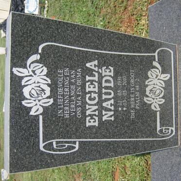 NAUDÉ Engela 1931-2010