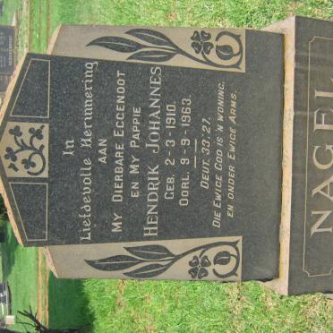 NAGEL Hendrik Johannes 1910-1963