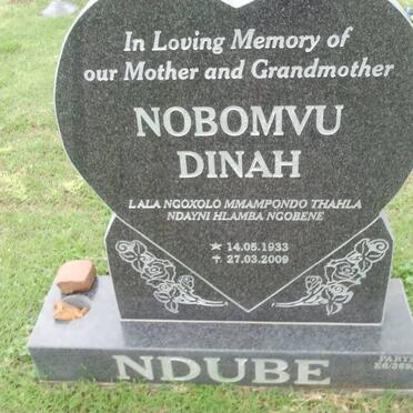 NDUBE Nobomvu Dinah 1933-2009