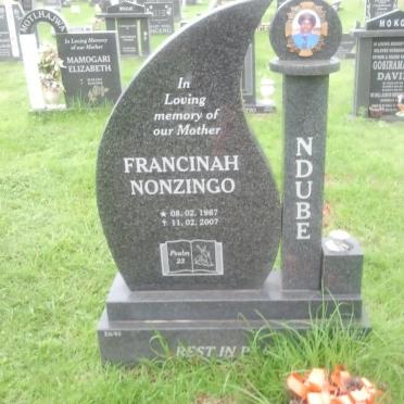 NDUBE Francinah Nonzingo 1967-2007