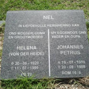 NEL Johannes Petrus 1919-1988 &amp; Helena VON DER HEIDE 1920-1999