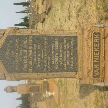 NIEKERK Paulus Johannes Stefanus, van 1882-1929 &amp; Magrieta Jacoba DU PLESSIS 1888-1959