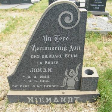 NIEMANDT Johan 1958-1982