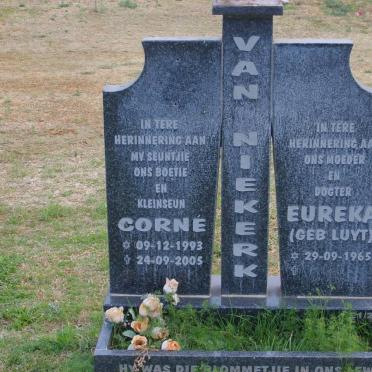 NIEKERK Eureka, van  nee LUYT 1965- :: VAN NIEKERK Corné, van 1993-2005 
