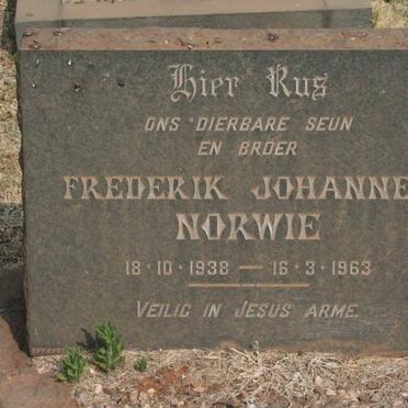 NORWIE Frederik Johannes 1938-1963
