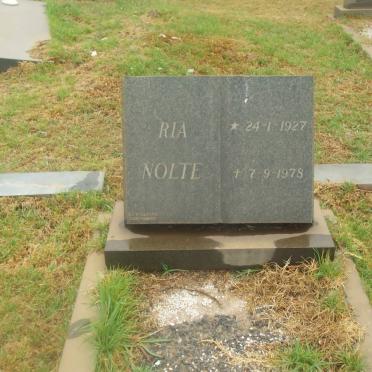 NOLTE Ria 1927-1978