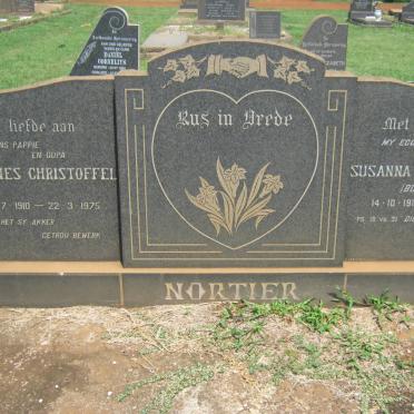 NORTIER Johannes Christoffel 1910-1975 &amp; Susanna Hendriena F.W. BUITENDAG 1911-1967