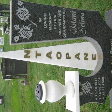 NTAOPANE Jolani Selina 1937-2008