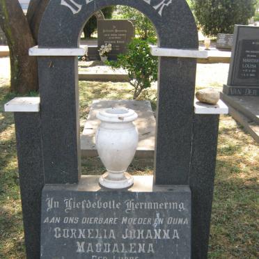 OLIVIER Cornelia Johanna Magdalena nee LUBBE 1905-1982