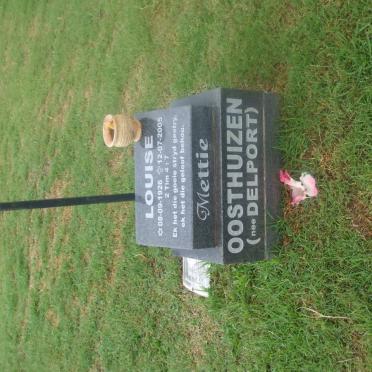 OOSTHUIZEN Louise nee DELPORT 1926-2005