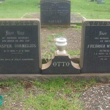 OTTO Casper Cornelius 1875-1962 &amp; Fredrica Wilmina HEYNEKE 1879-1975