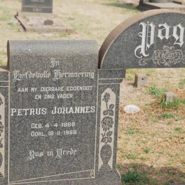 PAGE Petrus Johannes 1889-1968