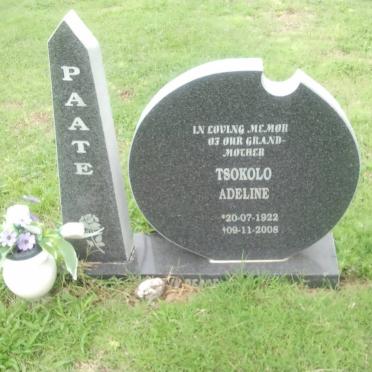 PAATE Tsokolo Adeline 1922-2008