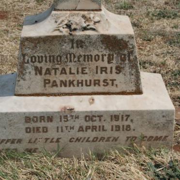 PANKHURST Natalie Iris 1917-1918