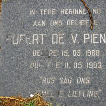 PIENAAR Rupert de V. 1968-1993
