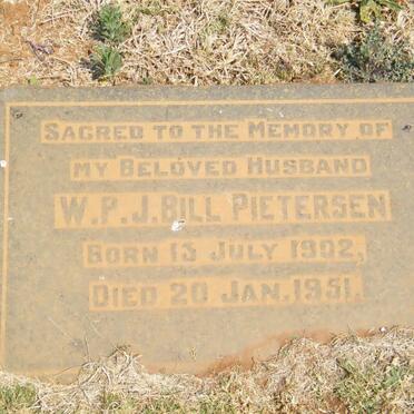 PIETERSEN W.P.J. 1902-1951