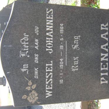 PIENAAR Wessel Johannes 1904-1964 &amp; Aletta F. 1914-1980