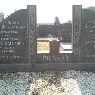 PIENAAR Salomom Jacobus 1903-1985 &amp; Maria Salomina 1908-2000