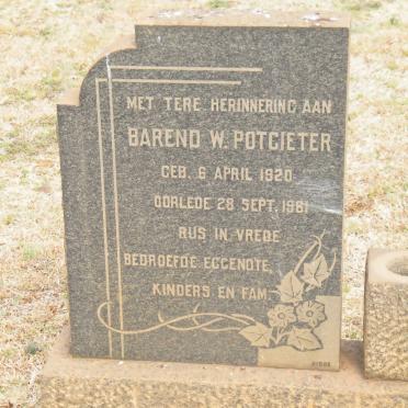POTGIETER Barend W. 1920-1961