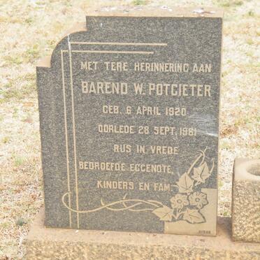 POTGIETER Barend W. 1920-1961