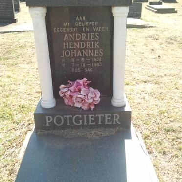 POTGIETER Andries Hendrik Johannes 1958-1983