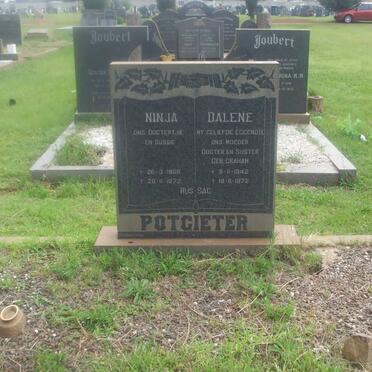 POTGIETER Dalene nee GRAHAM 1942-1972 :: POTGIETER Ninja 1968-1972
