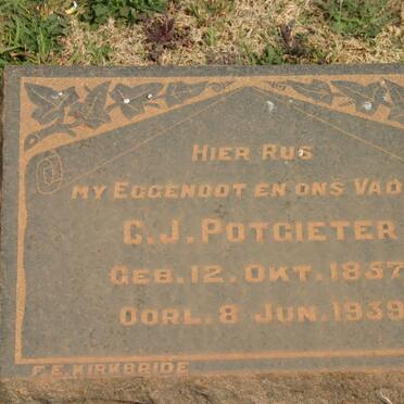 POTGIETER C.J. 1857-1939