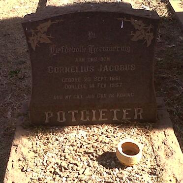 POTGIETER Cornelius Jacobus 1881-1957