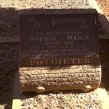 POTGIETER Sophia Maria nee LUND 1898-1982