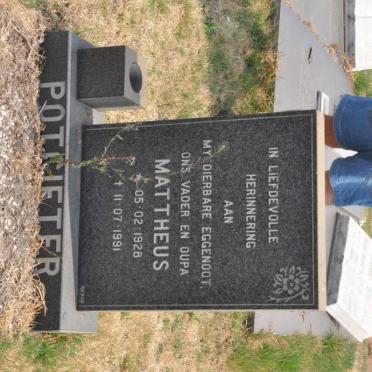 POTGIETER Mattheus 1928-1991