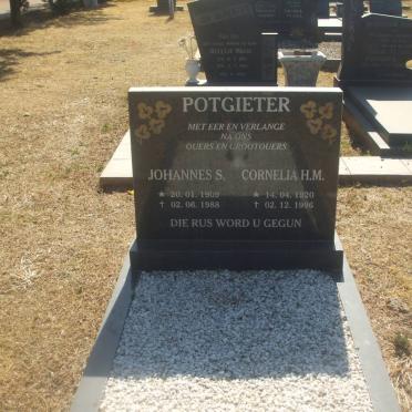 POTGIETER Johannes S. 1909-1988 &amp; Cornelia H.M. 1920-1996